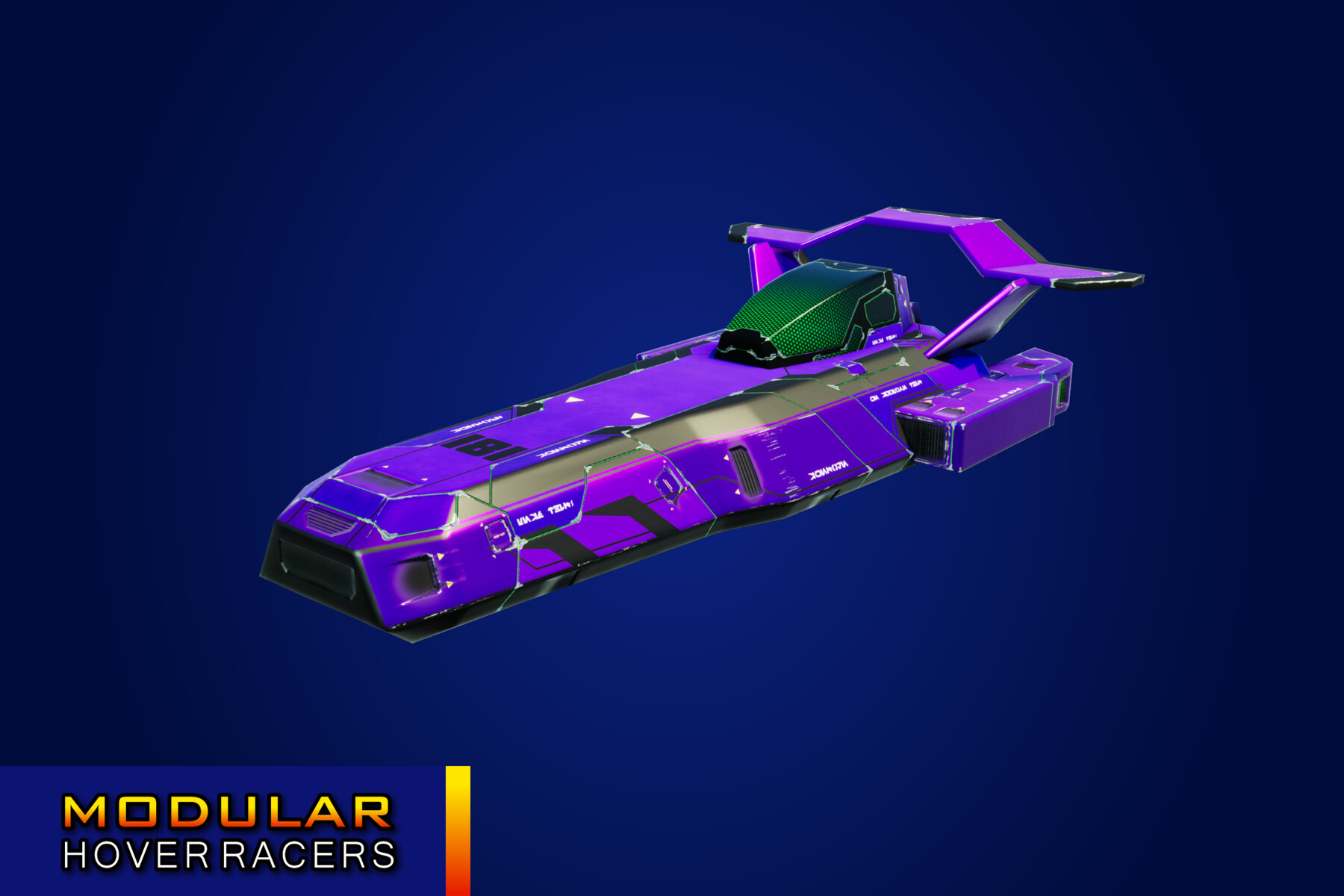 ArtStation - Sci-Fi Modular Hover Racers | Game Assets