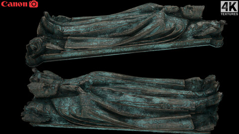 thomb statue bronze sculpture asset photogrammetry