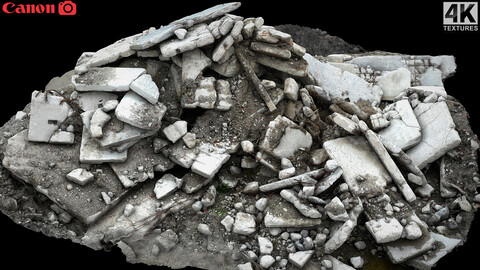 ruins debris building terrain pt4 photogrammetry