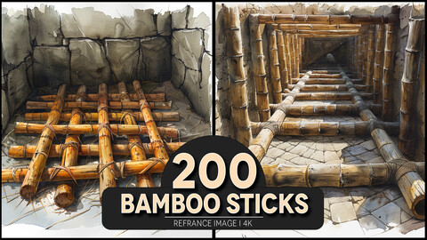 Bamboo Sticks 4K Reference/Concept Images