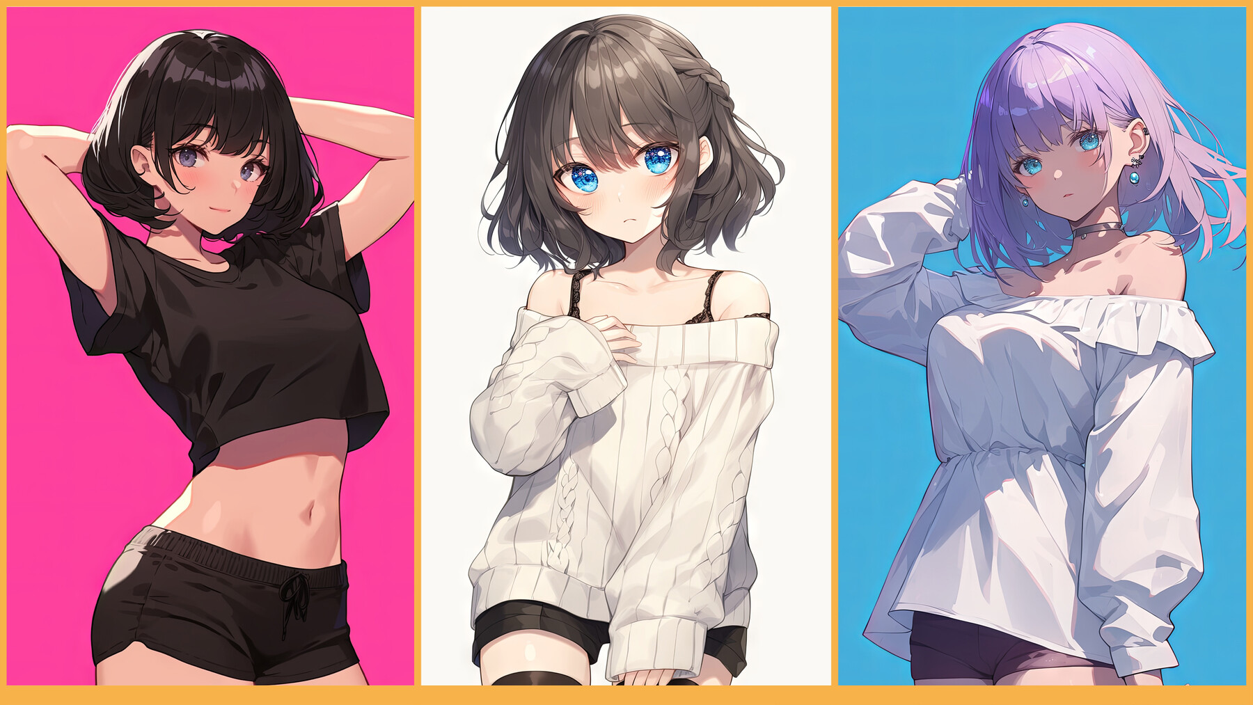 ArtStation - 505 Cute Anime Girl body | Artworks