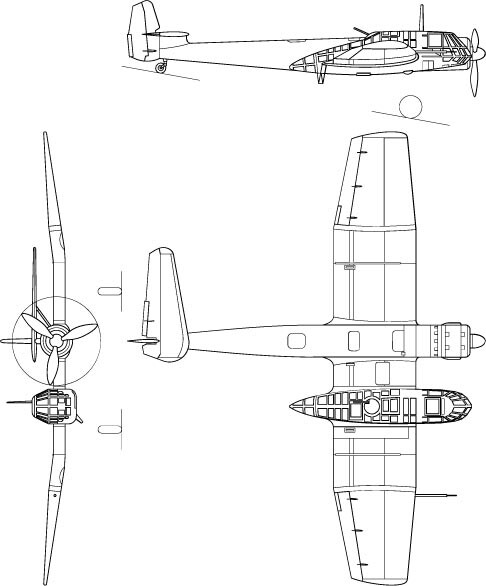 ArtStation - Blohm_und_Voss_BV_141_B_3-view-svg vector file CNC, Cricut ...