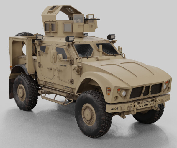 ArtStation - MRAP US ARMY Oshkosh M-ATV | Game Assets