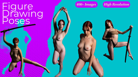 400+ Figure Model Reference Poses for Artist