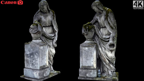 graveyard figure woman monument pt2 photogrammetry