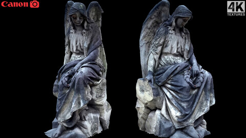 graveyard figure angel monument pt4 photogrammetry