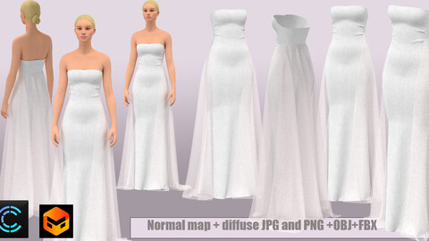 Wedding Dress Marvelous Designer