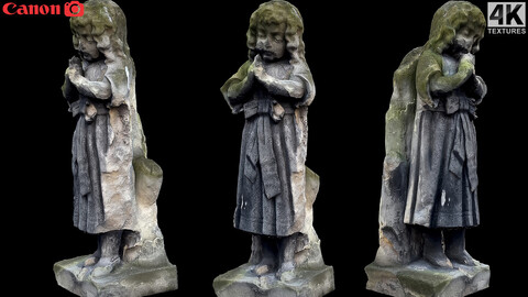 graveyard tombstone angel sculpt photogrammetry