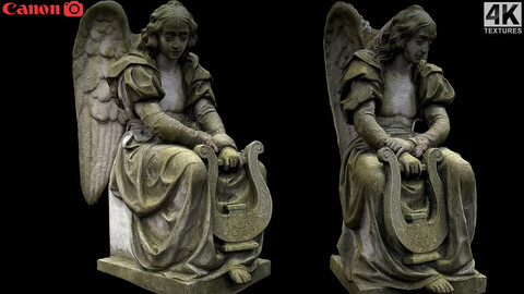 graveyard angel monument photogrammetry