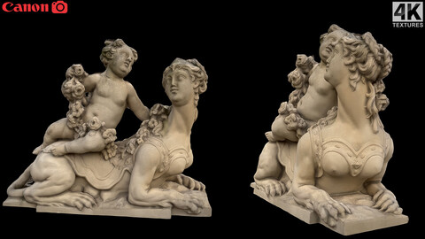 ancient fantasy sculptures photogrammetry