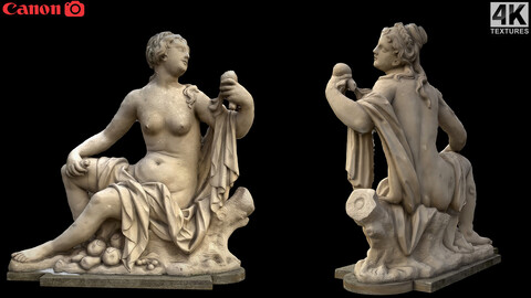 ancient nymph sculpture photogrammetry