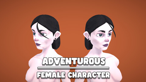 Adventurous - Base Female Character - Rigged