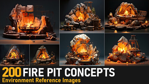 Fire Pit Concepts| 4K Reference Images