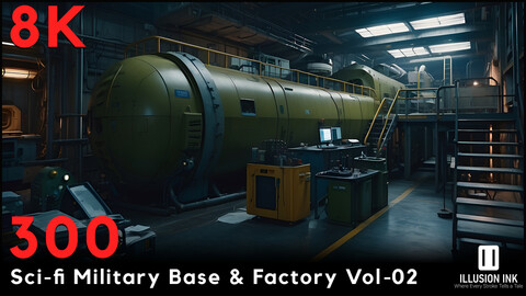 300 Sci-fi Military Base & Factory References VOL-02 | 8k