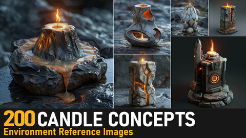 Candle Concepts|4K Reference Images