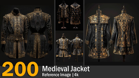 Medieval Jacket | Reference Images | 4K