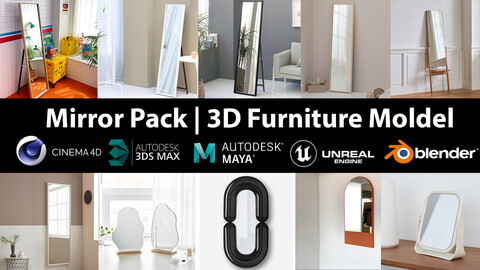 Mirror Pack | 10 Models furniture vol 12