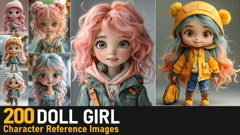 Doll Girl|4K Reference Images