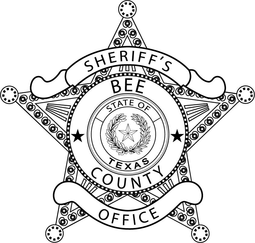 ArtStation - Bee County Sheriffs office law enforcement badge, black ...