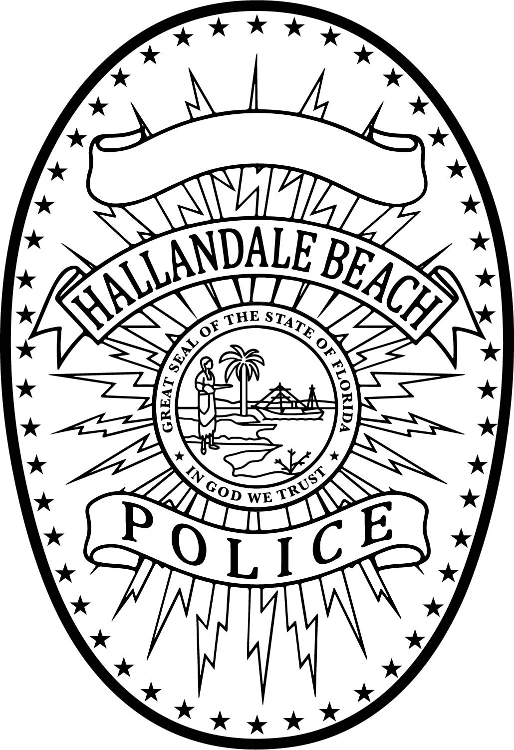 ArtStation - Hallandale Beach Florida Police Department Vector file ...