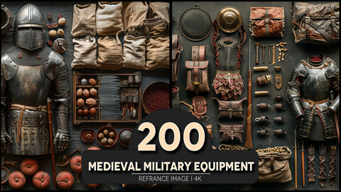 Medieval Military Equipment 4K Reference/Concept Images