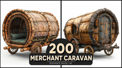 Merchant Caravan 4K Reference/Concept Images