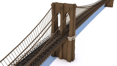 Brooklyn Bridge 3D Model