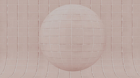 Pink Square Tile T108