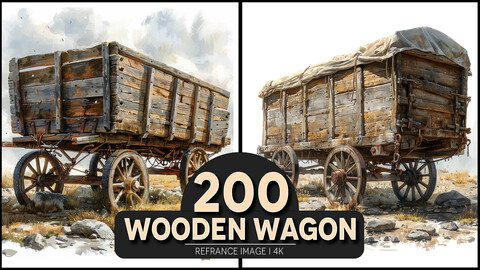 Wooden Wagon 4K Reference/Concept Images