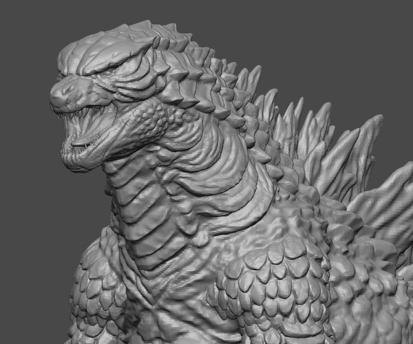 ArtStation - Godzilla Basemesh | Resources