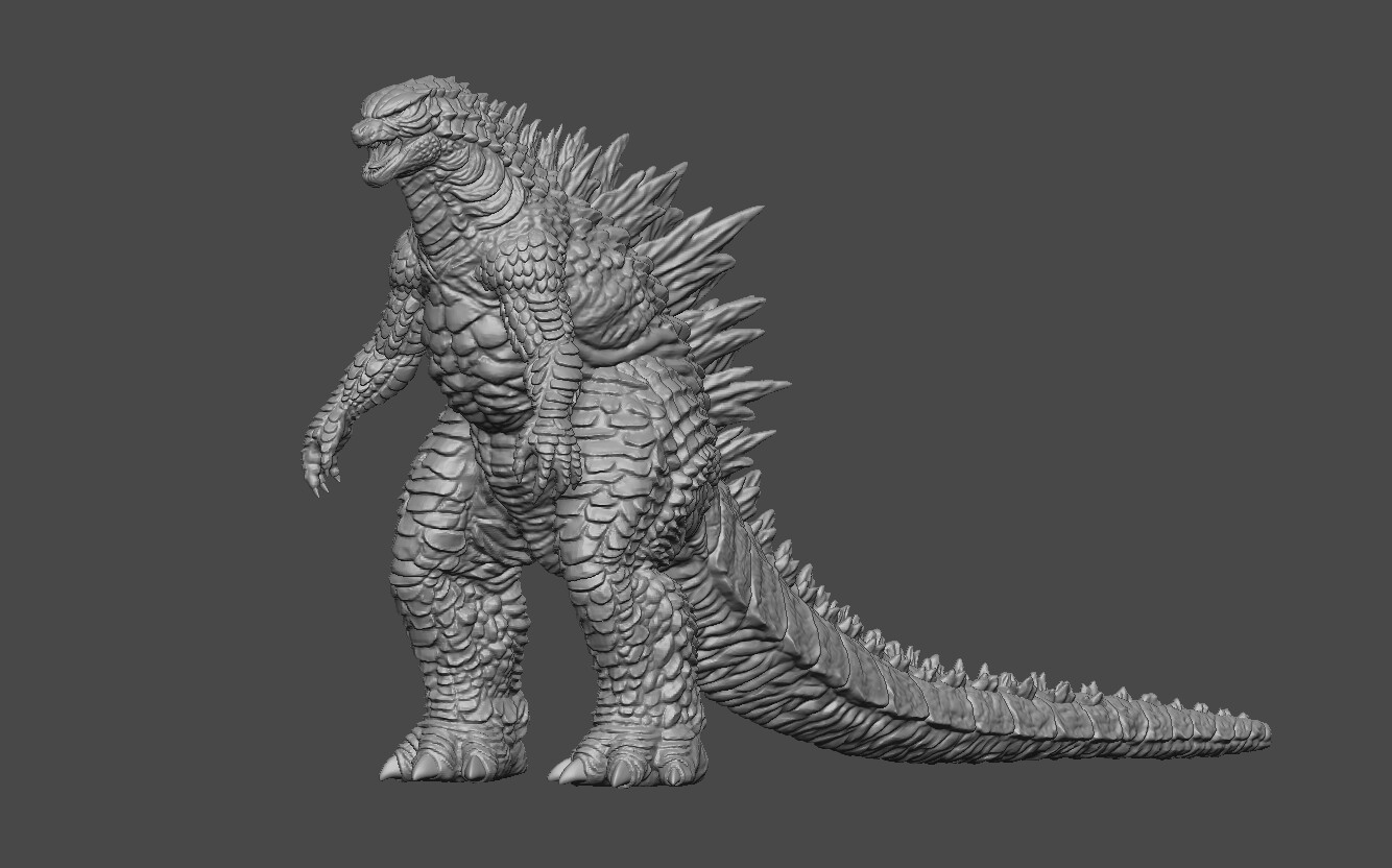 ArtStation - Godzilla Basemesh | Resources