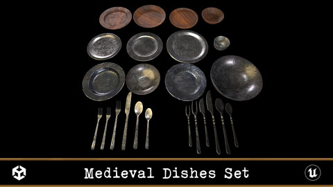 Medieval Dishes Set