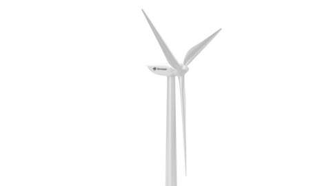 Envision 2-X MW Platform Wind Turbine 3D Model