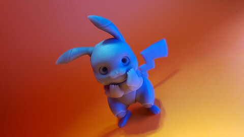 Pikachu 3D Printed Action Figure