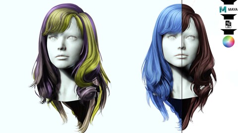 Female Colorable Hair