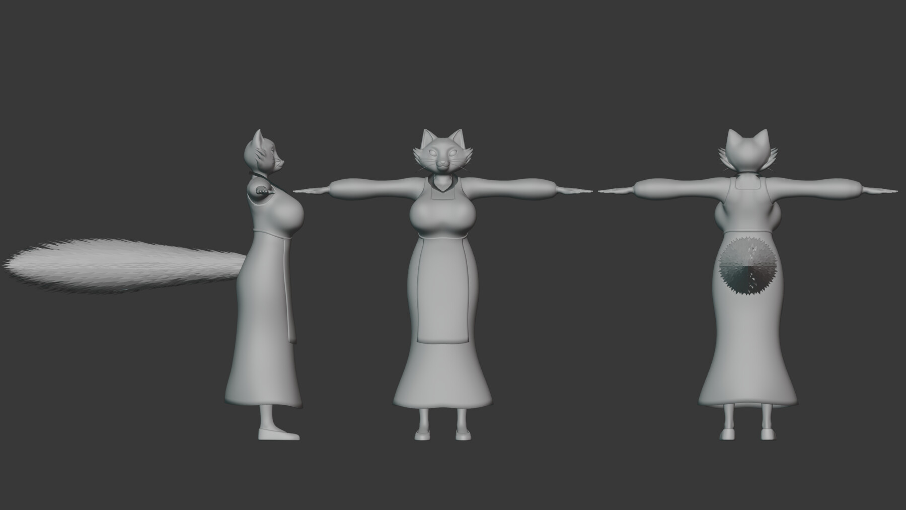 ArtStation - DUCHESS BONFAMILLE 3D CHARACTER MODEL RIGGED | Resources