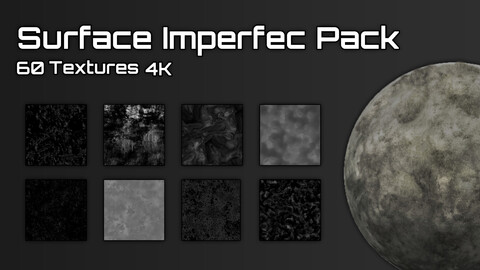 Surface Imperfections Pack - 60 tileable Textures 4K