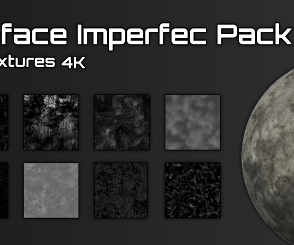 ArtStation - Surface Imperfections Pack - 60 tileable Textures 4K | Brushes