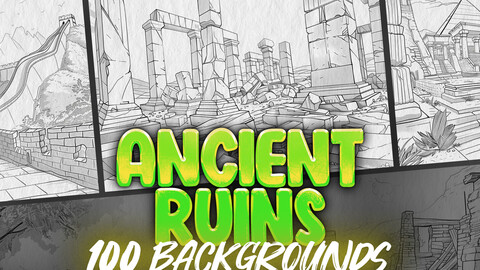 100 Procreate Ancient Ruins Backgrounds | Procreate Greek Ruins Stamps | Procreate Roman Ruins Backgrounds | Procreate Ruins Brushes | Procreate Mayan Ruins | Procreate Ancient Ruins Sketches | Procreate References | Procreate Comics | Procreate Brushes