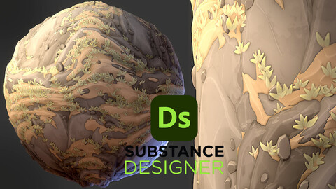 Stylized Sandy Rock - Substance 3D Designer