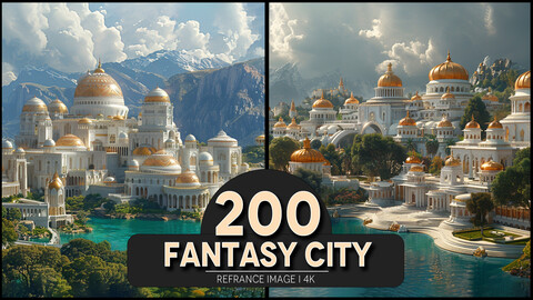 Fantasy City 4K Reference/Concept Images