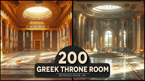 Greek Throne Room 4K Reference/Concept Images