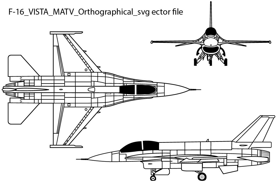 ArtStation - Eurofighter_Typhoon_line_drawing-svg vector file CNC ...