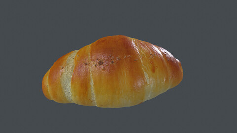 food_0013_Bread_ salt bread (Photogrammetry,3Dscan,photoscan)