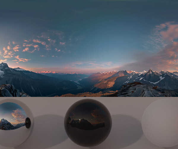 ArtStation - HDRi Majestic Mountain Sunrise: AI-Generated Landscape ...