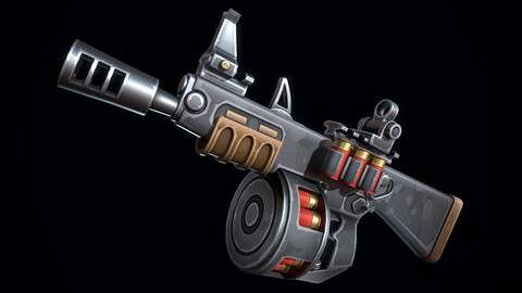 Stylized AA12 Shotgun