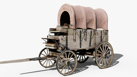 Large Covered Wagon