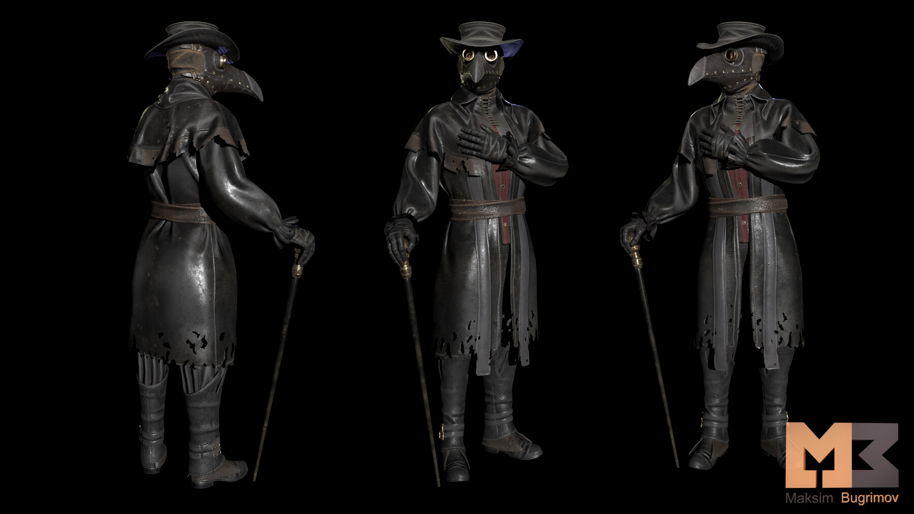 ArtStation - NPC Doctor Plague | Game Assets