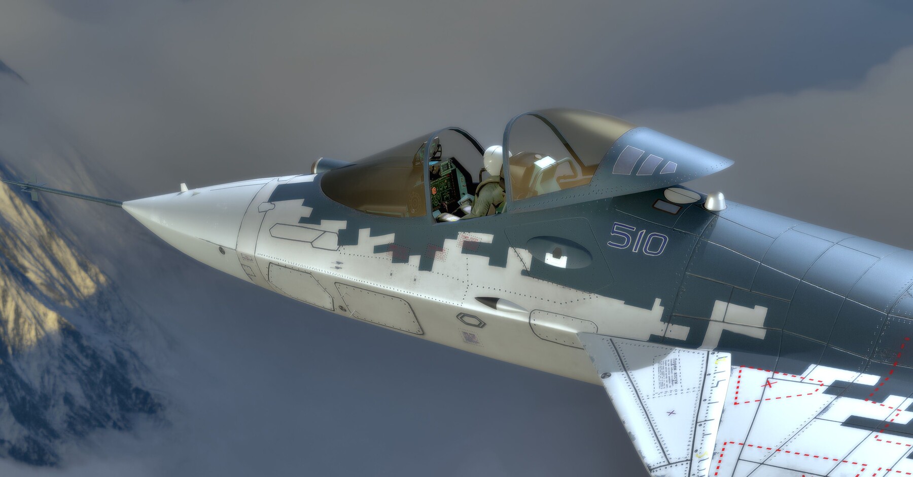 ArtStation - SU57 Felon-TopGun with Cocpit-High Resolution Texture ...