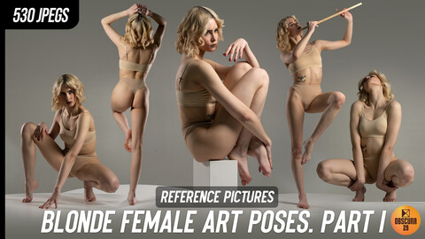 530 Blonde Female Art Poses Part I